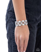 Load image into Gallery viewer, Puzzling Persistence - Silver  bracelet E017
