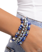 Load image into Gallery viewer, Supervisory Stack - Blue bracelet E015
