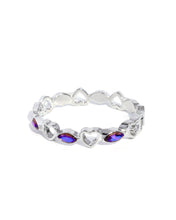 Load image into Gallery viewer, Heartfelt Headline - Purple bracelet LRSHELF
