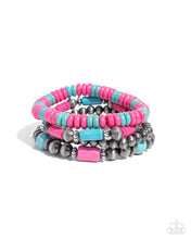 Load image into Gallery viewer, Adorably Abundant - Pink bracelet A022
