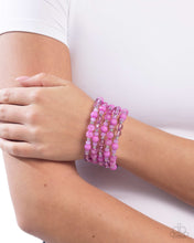 Load image into Gallery viewer, Colorful Chorus - Purple coil bracelet Box 12
