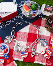 Load image into Gallery viewer, Adorably All American - Red bracelet B029
