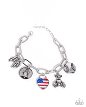 Load image into Gallery viewer, Adorably All American - Red bracelet B029
