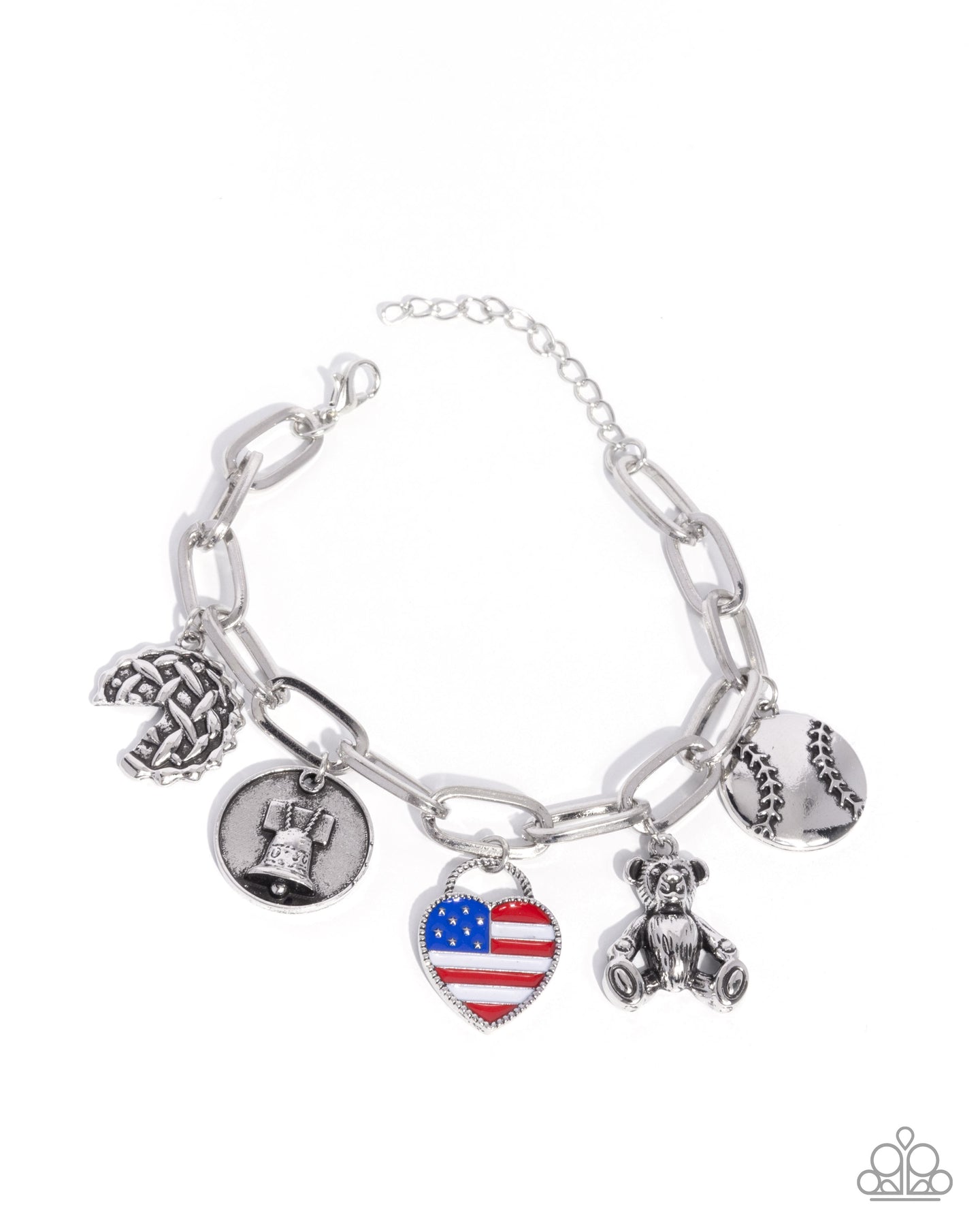 Adorably All American - Red bracelet B029
