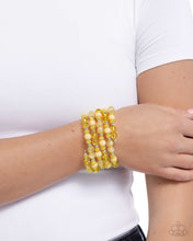 Load image into Gallery viewer, Colorful Chorus - Yellow bracelet A022

