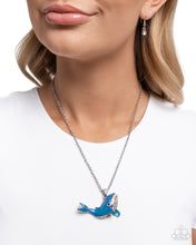Load image into Gallery viewer, Whale Watching - Blue necklace
