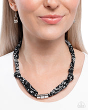 Load image into Gallery viewer, Bandana Balance - Black necklace E004(2)
