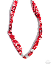 Load image into Gallery viewer, Bandana Balance - Red necklace BOX 18
