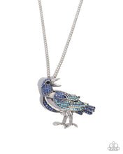 Load image into Gallery viewer, Radiant Raven - Blue necklace BOX 16
