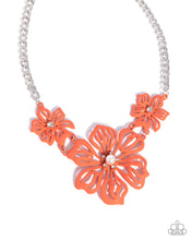 Load image into Gallery viewer, Floral Fandom - Orange necklace B089
