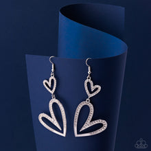 Load image into Gallery viewer, Power Couple - White earring B068
