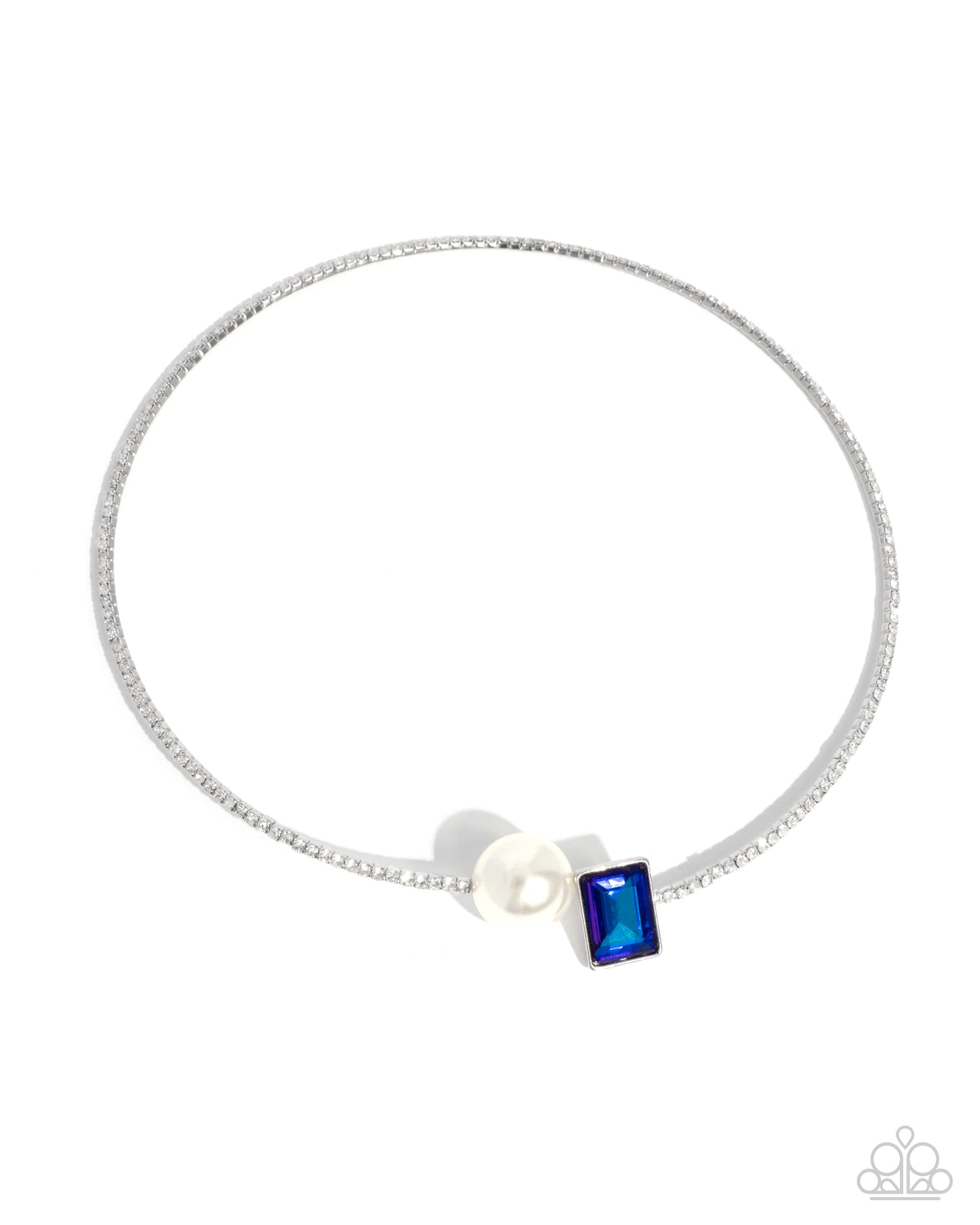 Euphoric Elegance - Blue cuff necklace E053/E054