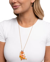 Load image into Gallery viewer, Synchronized Swimming - Orange necklace BOX 18
