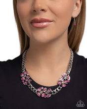 Load image into Gallery viewer, Fairy Florals - Pink necklace  B111
