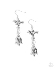 Load image into Gallery viewer, Balancing Bird - Silver earring A041
