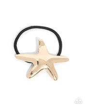 Load image into Gallery viewer, Sleek Starfish - Gold hair tie E076
