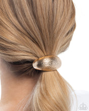 Load image into Gallery viewer, Iconic Indentation - Gold hair tie UP
