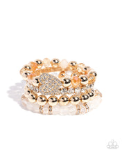 Load image into Gallery viewer, Poetically Plush - White bracelet A074
