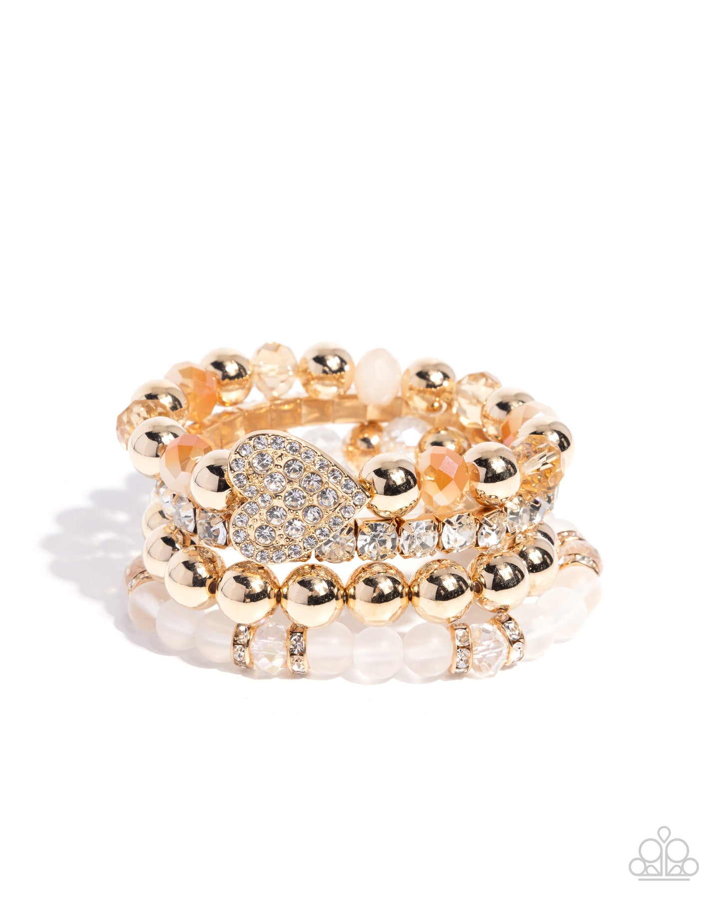 Poetically Plush - White bracelet A074