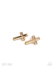 Load image into Gallery viewer, Crowning Cuff Links - Gold men&#39;s cuff links LRSHELF2
