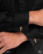 Load image into Gallery viewer, Crowning Cuff Links - Gold men&#39;s cuff links LRSHELF2
