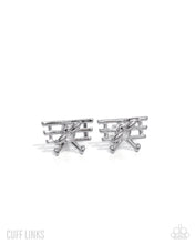 Load image into Gallery viewer, WRIGHT Here! - Silver men&#39;s cuff links D001
