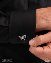 Load image into Gallery viewer, WRIGHT Here! - Silver men&#39;s cuff links D001
