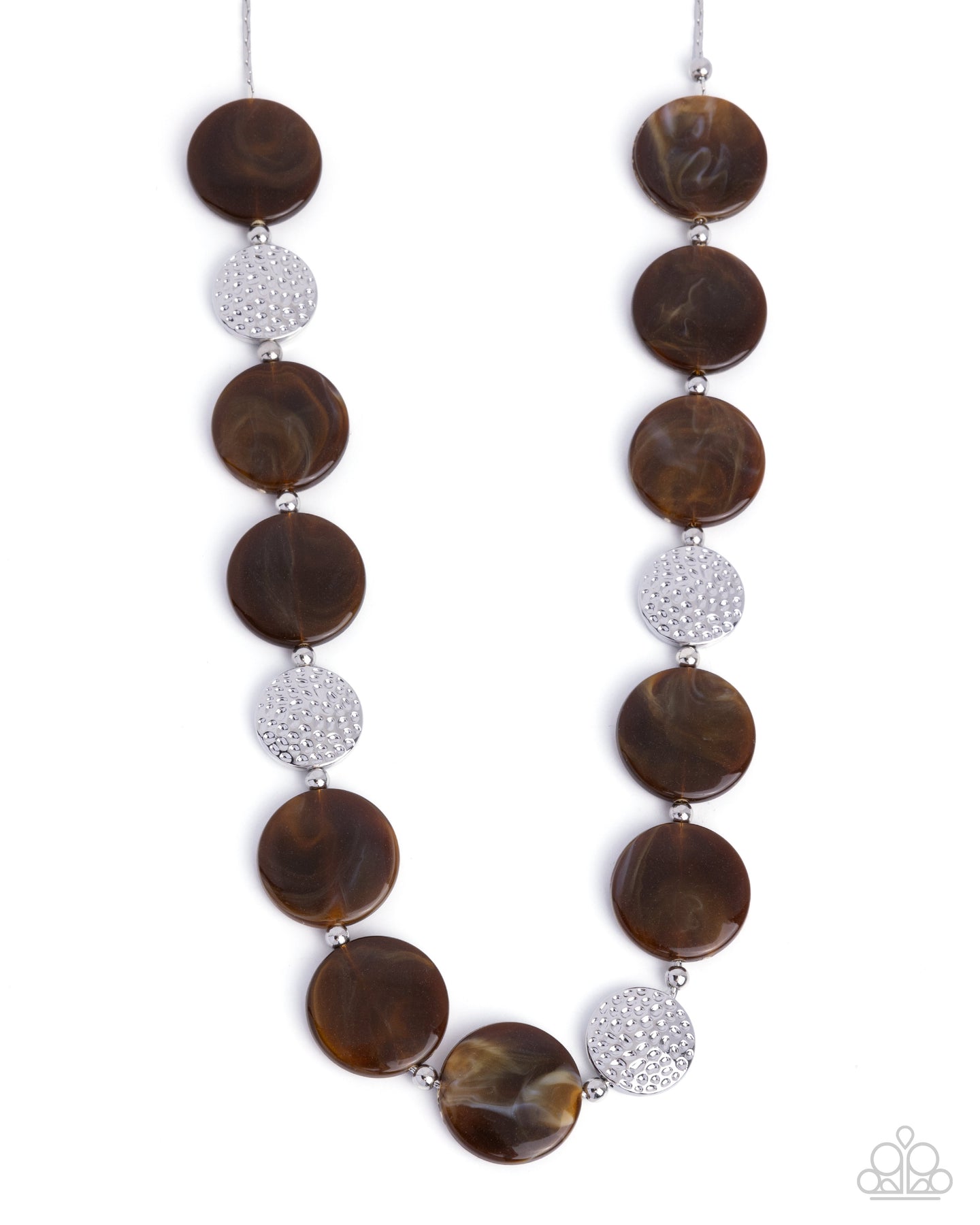 Swatch Shimmer - Brown necklace D052