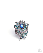 Load image into Gallery viewer, Polished Peacock - Blue ring BOX 16(2)
