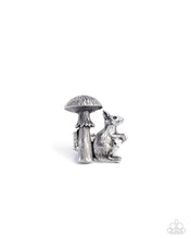Load image into Gallery viewer, Textured Toadstool - Silver ring B083
