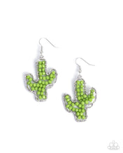 Load image into Gallery viewer, Cactus Catwalk - Green earring BOX 18

