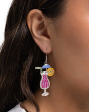 Load image into Gallery viewer, Delightful Daiquiri - Pink earring E049
