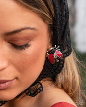 Load image into Gallery viewer, Lavish Ladybug - Red earring F005
