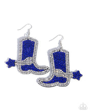 Load image into Gallery viewer, Benevolent Boot - Blue earring G048
