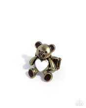 Load image into Gallery viewer, Timeless Teddy - Brass ring E055
