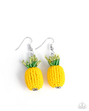 Load image into Gallery viewer, Pleasant Pineapple - Yellow earring E070

