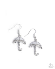 Load image into Gallery viewer, Unrivaled Umbrella - White earring A008
