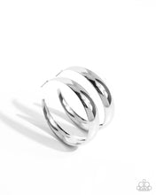 Load image into Gallery viewer, Gravity Generosity - Silver hoop earring LOP March 2025 E070
