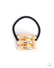 Load image into Gallery viewer, Crimped Celebrity - Gold Hair Tie B123
