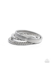 Load image into Gallery viewer, Tailored Texture - Silver bracelet 2176
