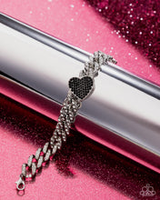 Load image into Gallery viewer, Humane Hearts - Black bracelet B123
