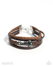 Load image into Gallery viewer, Buckaroo Beginning - Blue bracelet May 2025 FF LRSHELF2
