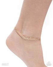 Load image into Gallery viewer, Actionable Anklet - Gold anklet B005
