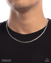 Load image into Gallery viewer, Stainless Season - Silver men&#39;s necklace E013
