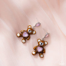 Load image into Gallery viewer, Traditional Teddy - Pink earring D002
