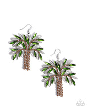 Load image into Gallery viewer, Palm Tree Pizzazz - Green earring Box 6
