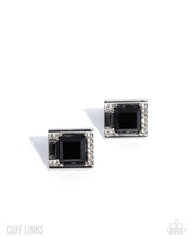 Load image into Gallery viewer, Reasonable Radiance - Black men&#39;s cuff links E052
