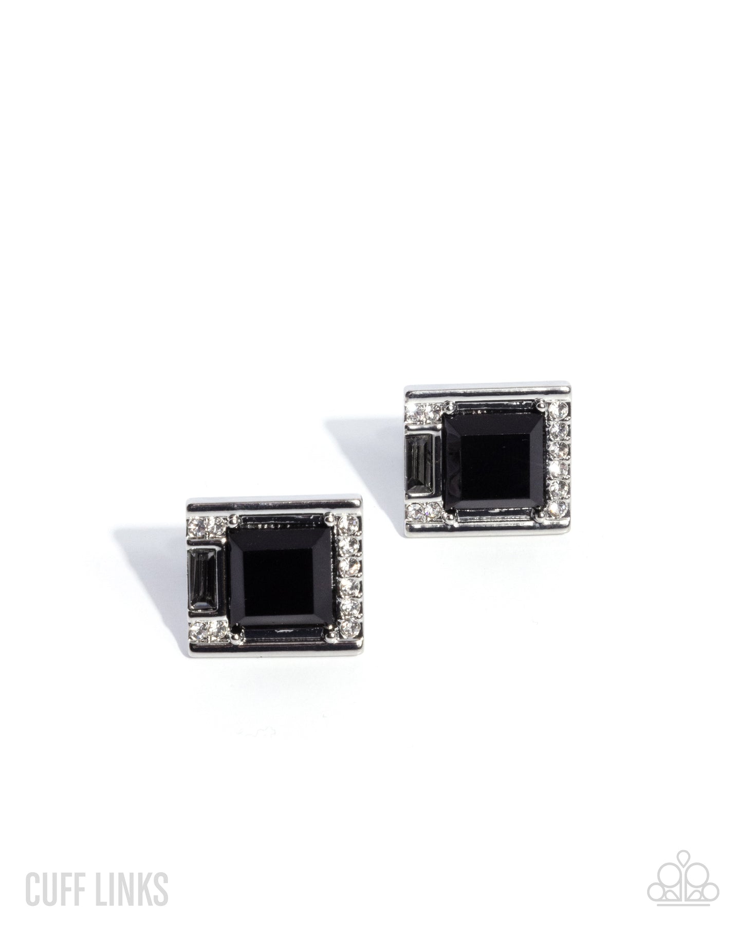 Reasonable Radiance - Black men's cuff links E052