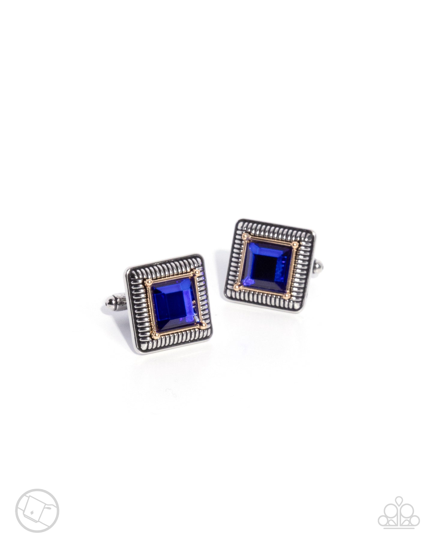 Collectors Cuff Links - Blue men’s cuff links E015