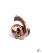 Load image into Gallery viewer, Curly Combination - Copper ring C013
